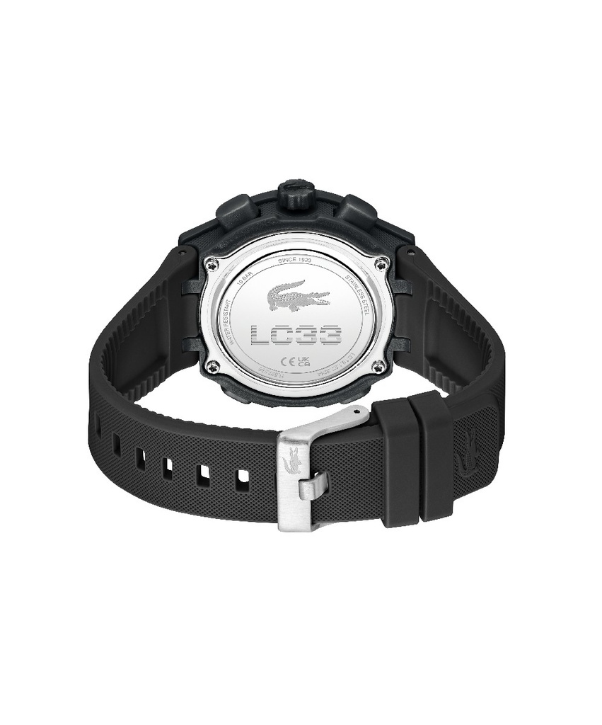 Reloj Lacoste LC33 Multifunción Mujer Silicona Negro 2001434