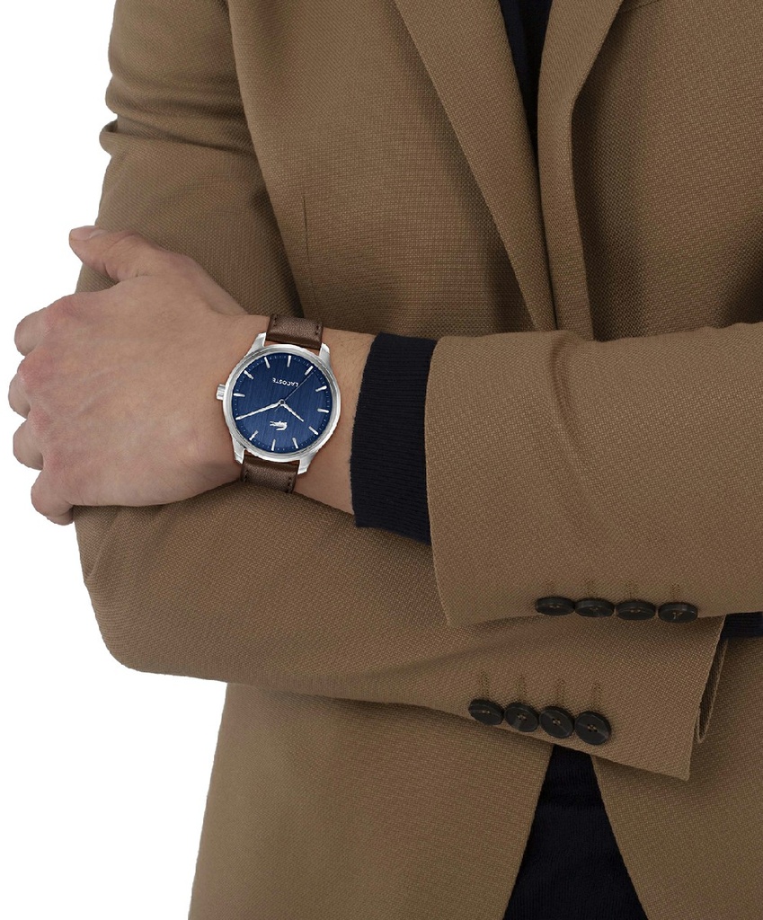 Reloj Lacoste Lisbon Hombre Correa Piel Marrón 2011477