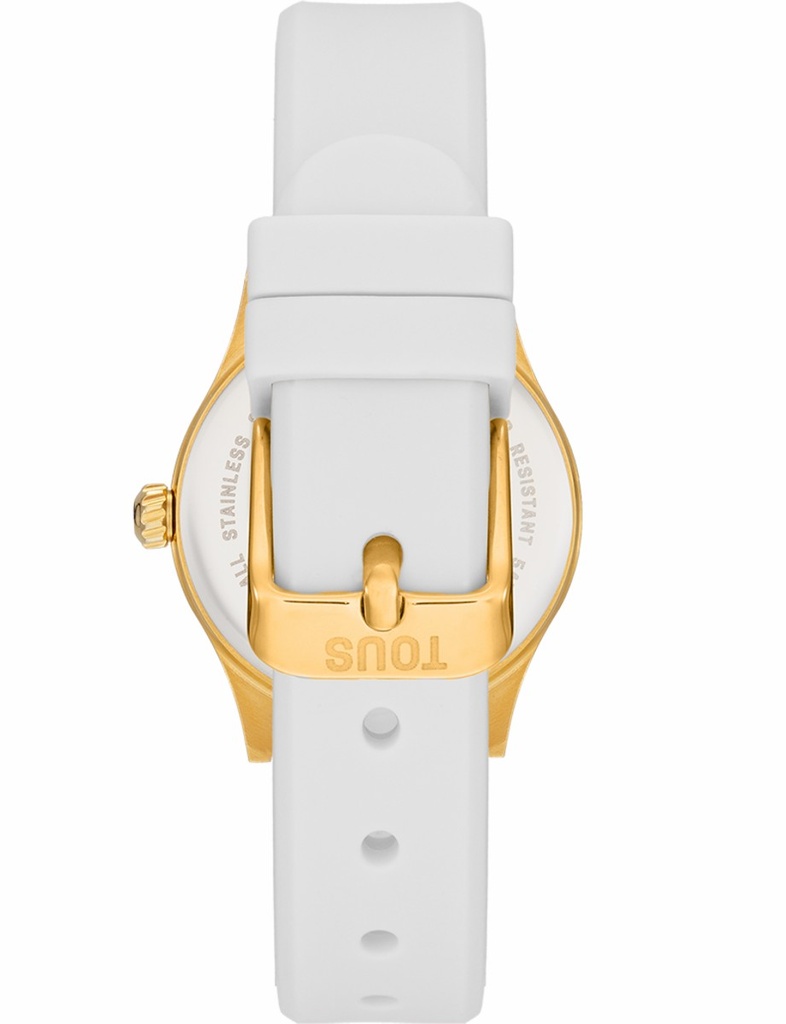 Reloj Tous Epic Icon KDT Niña Silicona Blanca y Charms Dorados 3000148900