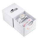 Reloj Lotus Junior Niña Piel Blanca y Esfera Blanca con Unicornio 18406/K