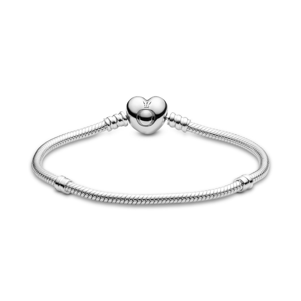 Pulsera Pandora Diseño Cadena de Serpiente y Corazón de Moments 594594C00