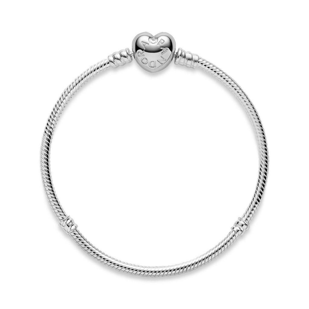 Pulsera Pandora Diseño Cadena de Serpiente y Corazón de Moments 594594C00