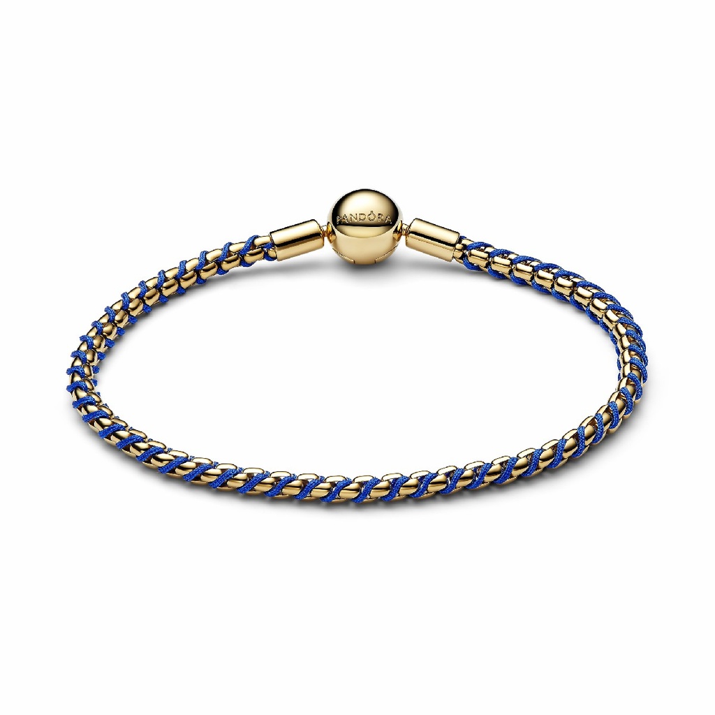 Pulsera Pandora Tela Tejida Azul 5633816C02