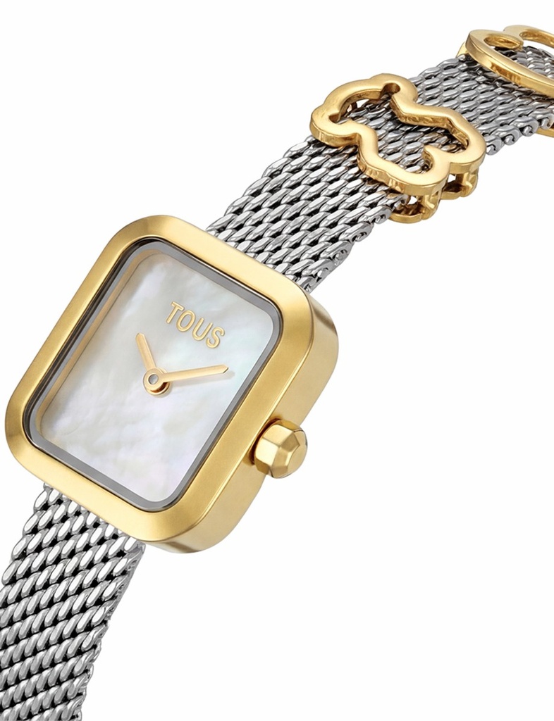 Reloj Tous Icon Time Charm SS/IPG Mes Esfera Nácar 3000150500