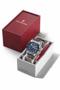 Reloj Victorinox Swiss Army SS Blue Dial Brown Strap Hombre V242040