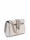 Bolso Guess Mini Bandolera Noelle Logotipo Gris HWBG967221-DKO