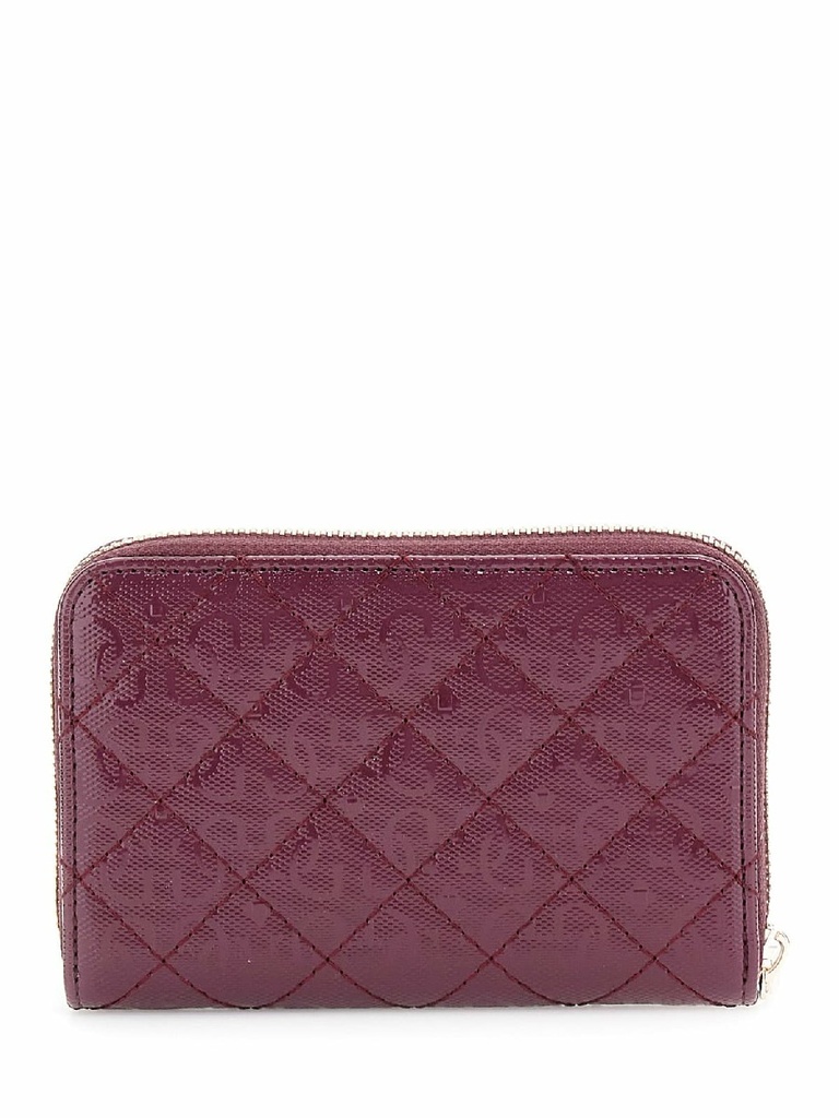 Cartera Guess Idra Logotipo 4G Charol Burdeos SWGG8157140-WINE