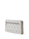 Cartera Guess Lauresl II SLG Large Zip Around Gris Claro Logo SWSG7459146-DKO