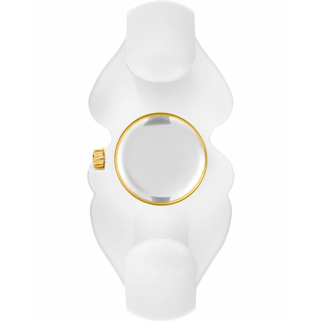 Reloj Tous T. M Bear Folks Analógico Acero Dorado y Policarbonato blanco 3000147200