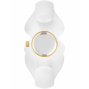 Reloj Tous T. M Bear Folks Analógico Acero Dorado y Policarbonato blanco 3000147200