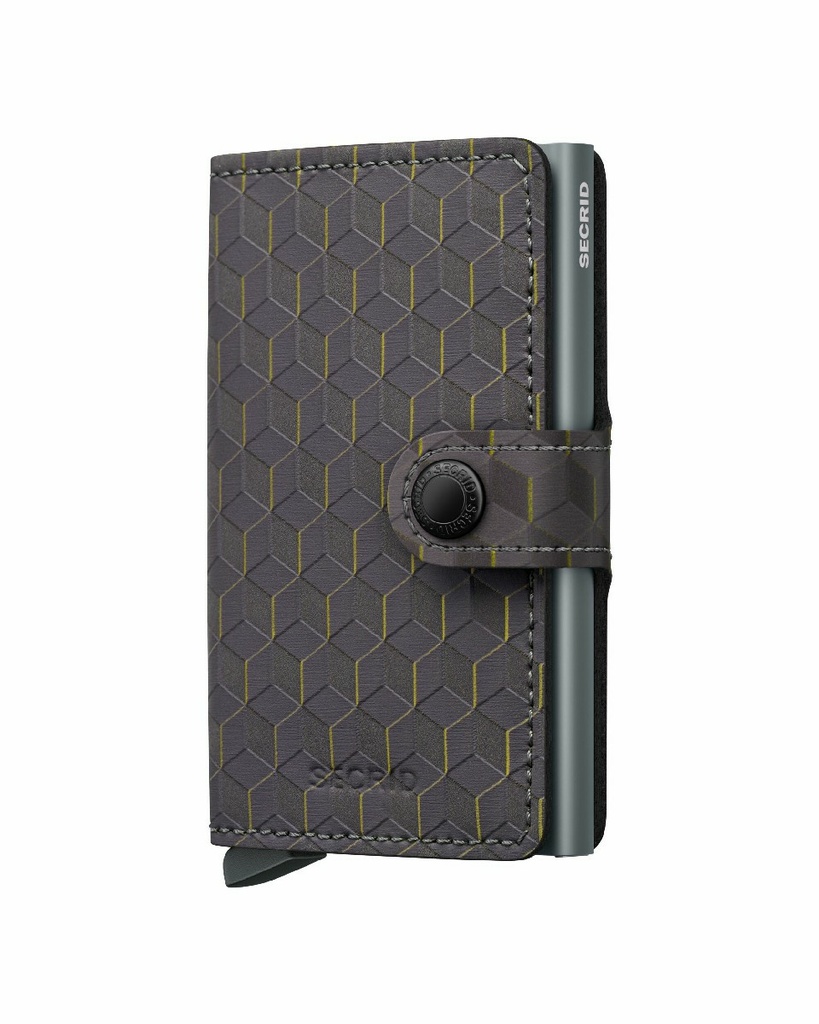 Cartera Secrid Miniwallet Optical MOp-Grey-Yellow