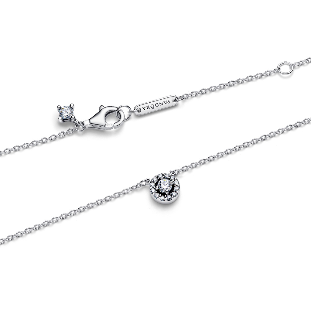 Collar Pandora Halo de Pavé Redondo 393548C01-45