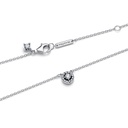Collar Pandora Halo de Pavé Redondo 393548C01-45