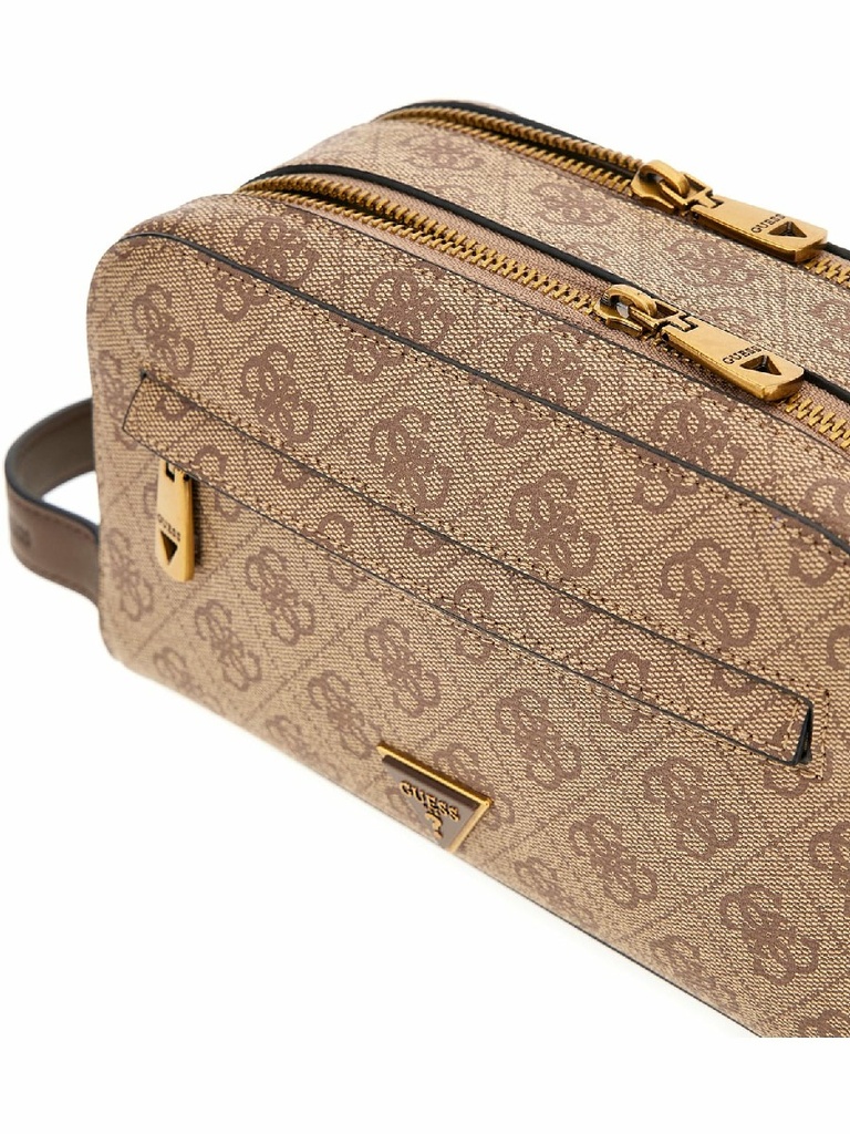Bolso Guess Milano Small Necessaire Marrón PMMILOP5461-BBO