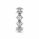 Anillo Pandora Banda Pétalos de Rosa