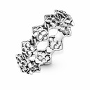 Anillo Pandora Banda Pétalos de Rosa