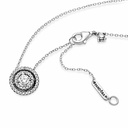 Collar Pandora Doble Halo Brillante