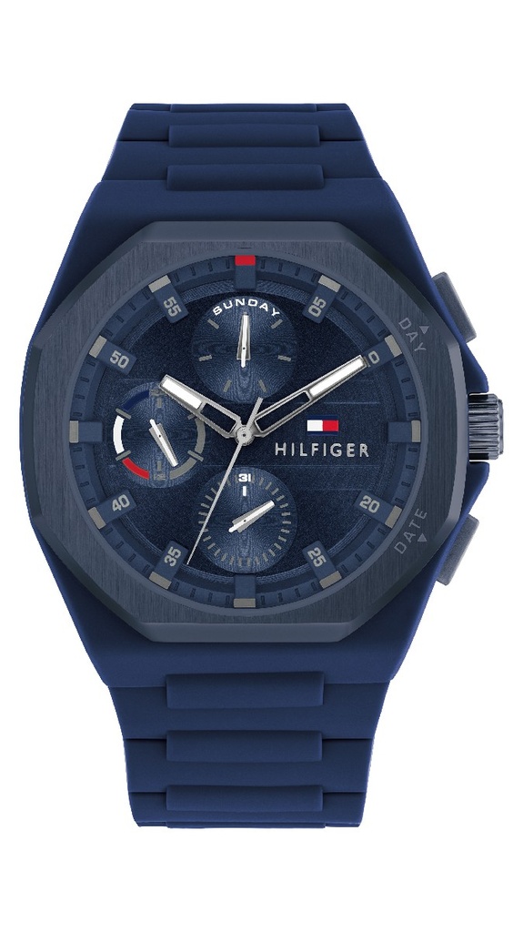 Reloj Tommy Hilfiger Hombre Neo Multifunción Silicona Azul 1792122