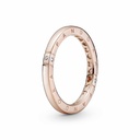 Anillo Pandora Rose Logotipo & Corazones
