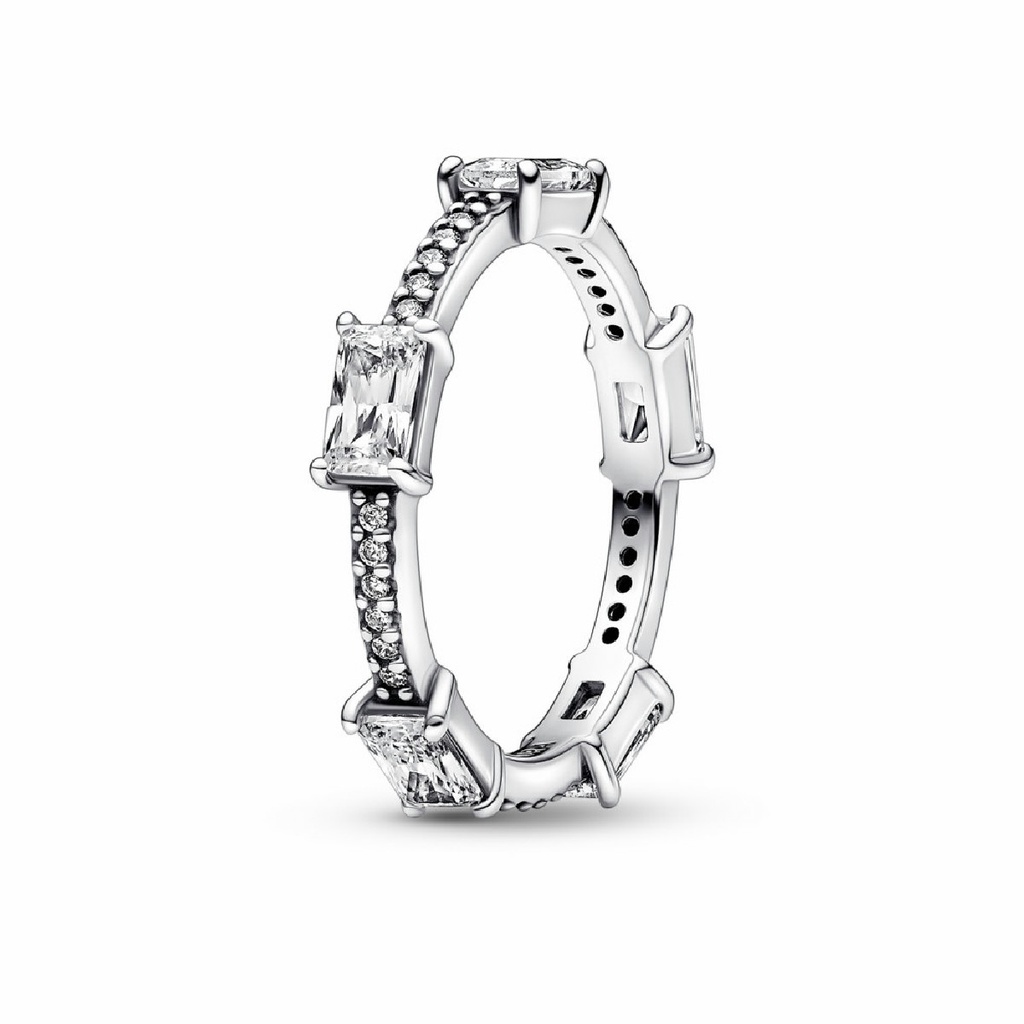Anillo Pandora Barras Rectangulares Brillantes en Pavé 192397C01