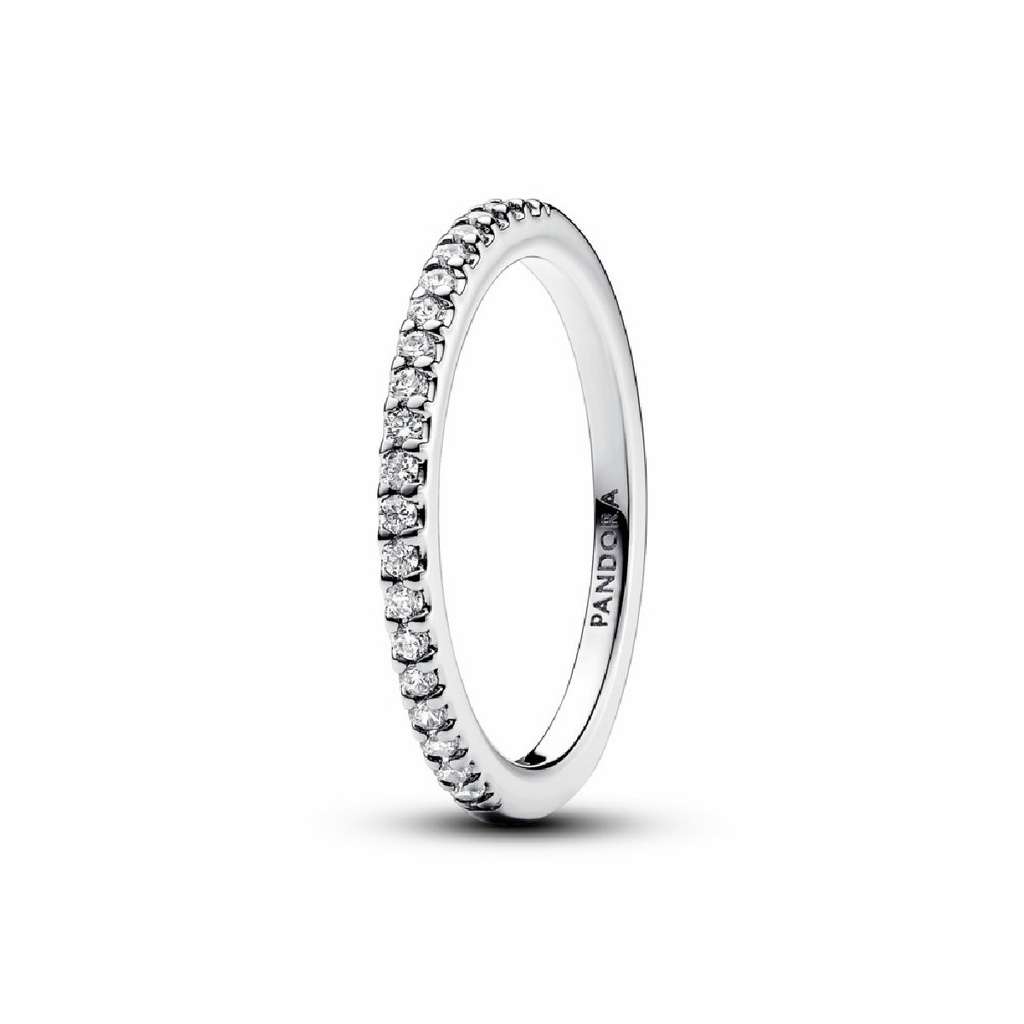 Anillo Pandora Banda Brillante Plata 192999C01