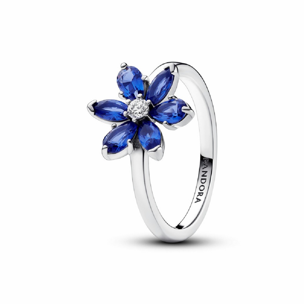 Anillo Pandora Racimo de Herbario Brillante Azul 193000C01