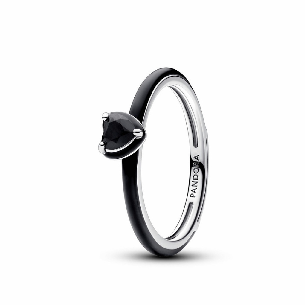 Anillo Pandora ME Corazón Chakra Negro 193088C01