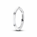 Anillo Pandora ME Gemas y Esmalte Blanco