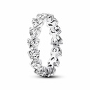 Anillo Pandora Eternidad Fila de Corazones 193103C01
