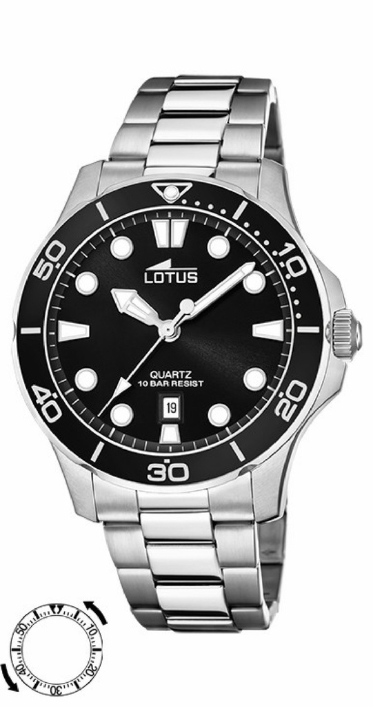 Reloj Lotus Excellent Hombre Acero inoxidable