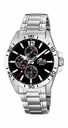 Reloj Lotus Multifunción Hombre Acero y Esfera Negra 18812/3