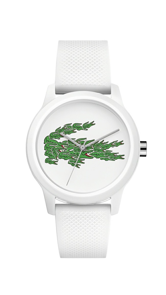 Reloj Lacoste Mujer 12.12 Analógico Correa Silicona Blanco 2001097
