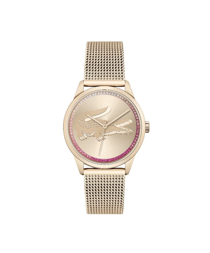 Reloj Lacoste Mujer Ladycroc Analógico Acero IP Dorado 2001261