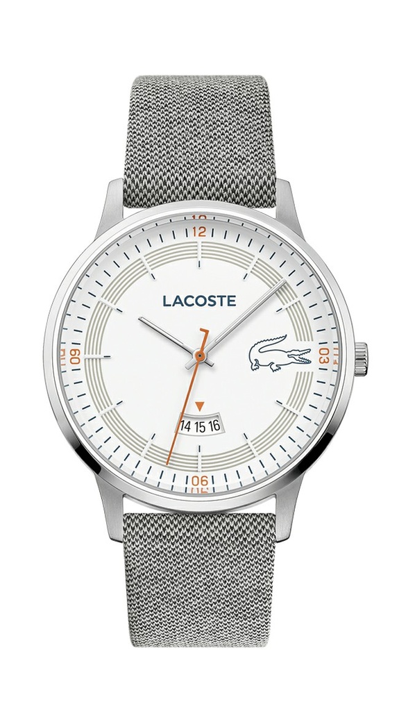 Reloj Lacoste Hombre Madrid Analógico Correa Textil Gris 2011031