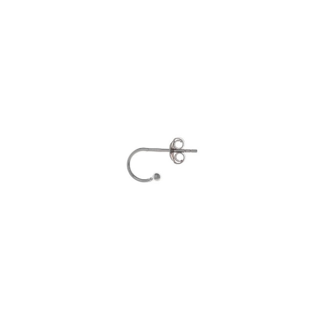 Pendiente Suelto Plata Rodio Aro 213CH001