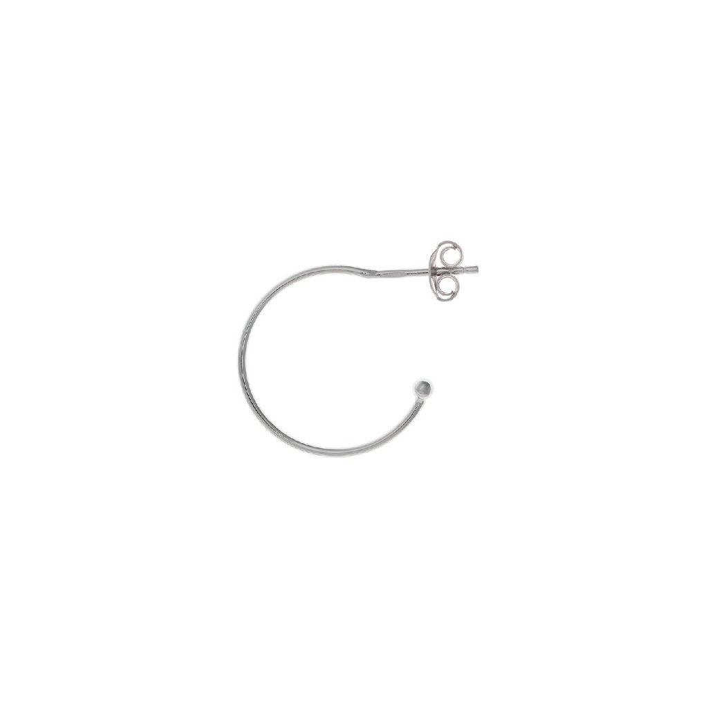 Pendiente Suelto Plata Rodio Aro 213CH007
