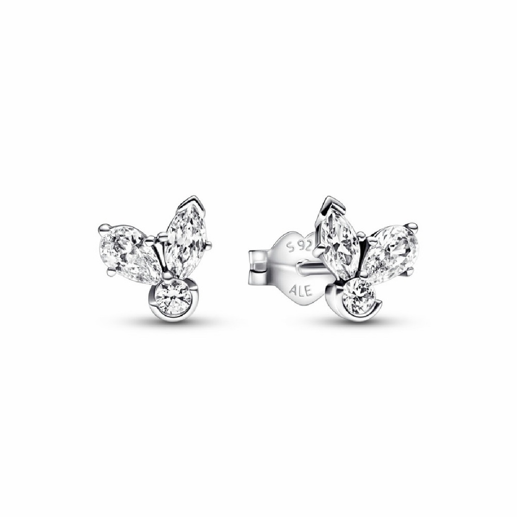 Pendientes Pandora de Botón Herbario Brillante