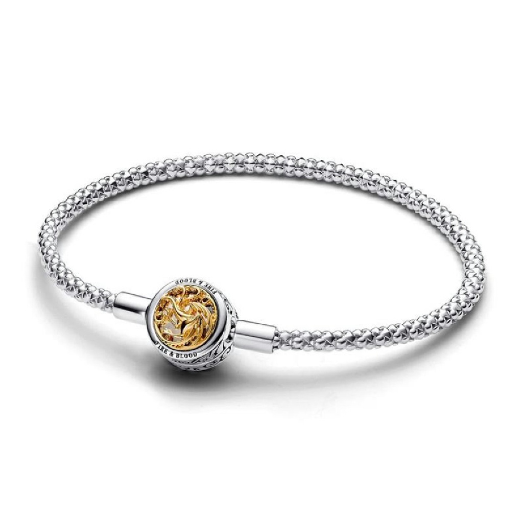 Pulsera Pandora Moments cadena tachuelas y cierre Casa Sigil de Juego de Tronos