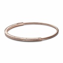 Pulsera Pandora Rose Rígida Signature I-D Pavé 582313C01