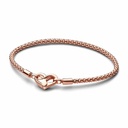 Pulsera Pandora Moments Rose Cierre corazón
