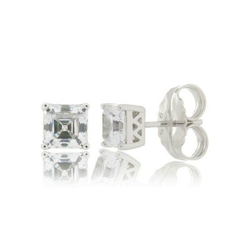 Pendientes Camaleoni Anzu Plata Rodio Multifaces WP065.6/CP