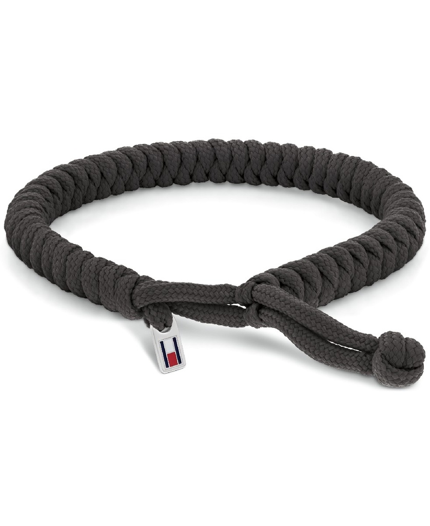 Pulsera Tommy Hilfiger Hombre Nylon Negro y Acero 2790593
