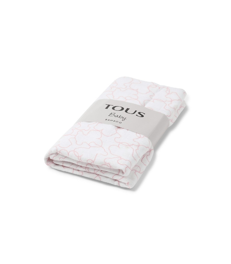 Manta Muselina tous Baby Rosa