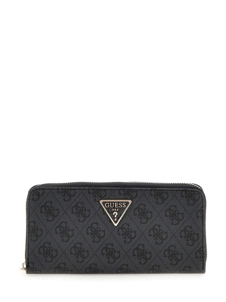 Cartera Guess Lauresl II SLG Large Zip Around Gris Logo SWSG7459146-CLO