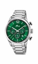 Reloj Lotus Hombre Chrono Multifunción Acero Esfera Verde 18688/4
