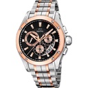 Reloj Jaguar Hombre Swiss Made Acero Esfera Negra J1035/1