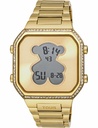Reloj Tous Mujer D-Bear Digital Brazalete Acero IP Dorado y Circonitas Blancas 3000131300