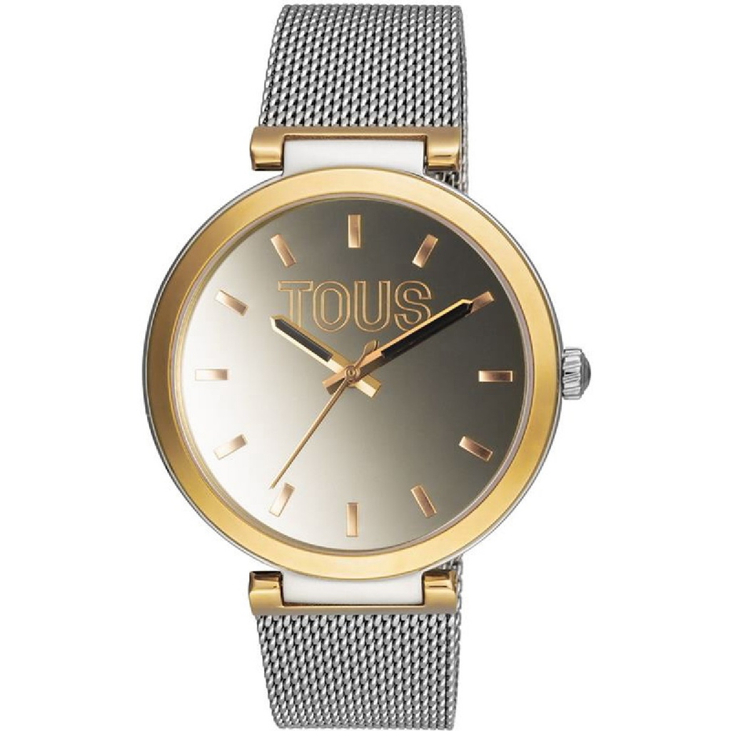 Reloj Tous Mujer Mes Mirror Plateado y Dorado Analógico Acero 3000132000