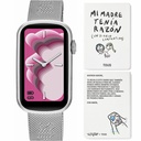 Reloj Tous Smartwatch Mujer T-Band Mesh Brazalete Acero y Caja de Aluminio Plateado 3000132500