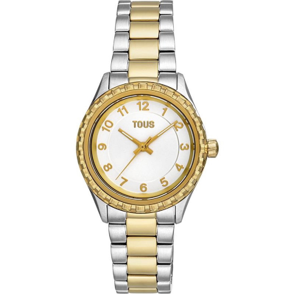Reloj Tous Niña T-Bear Brazalete Acero Bicolor Plateado/Dorado 3000132700